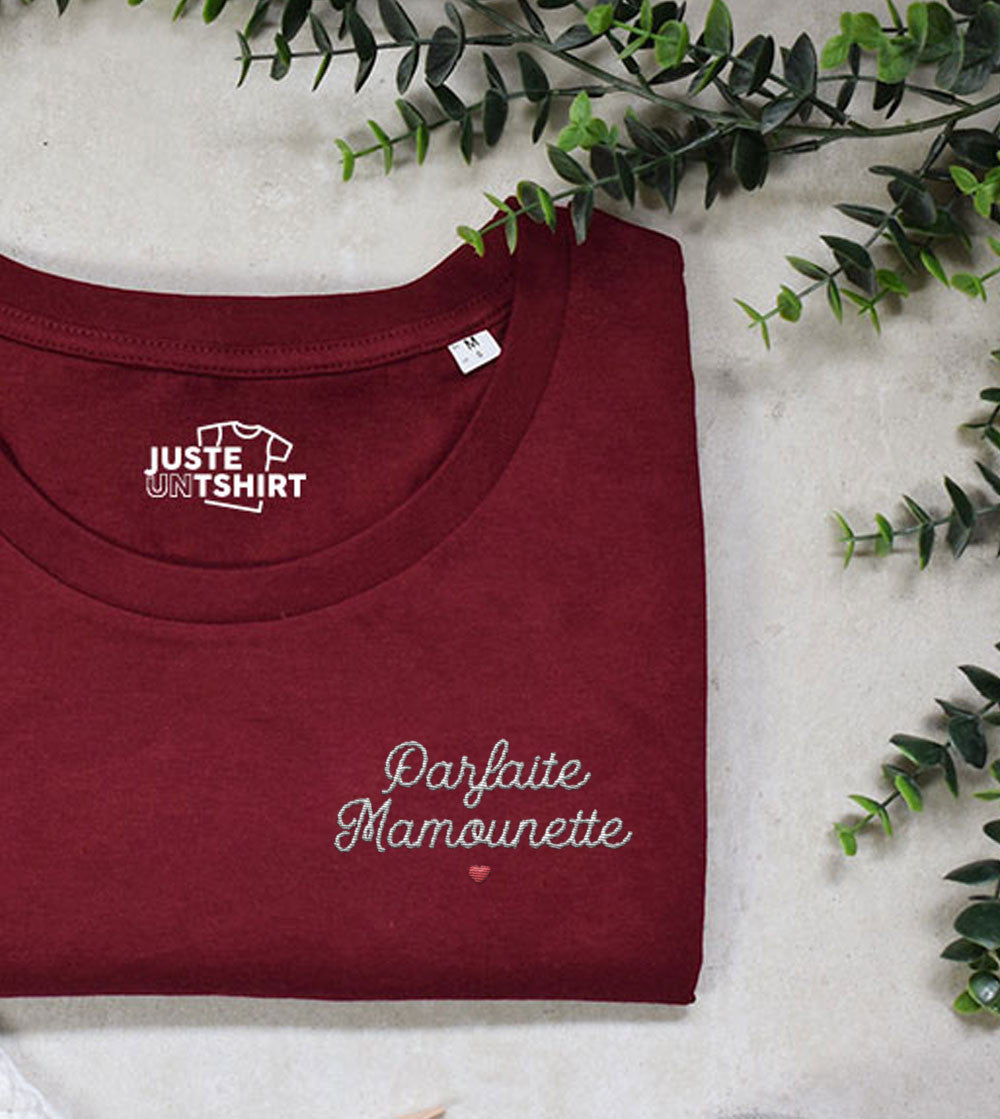 T-shirt brodé - Mamounette Parfaite