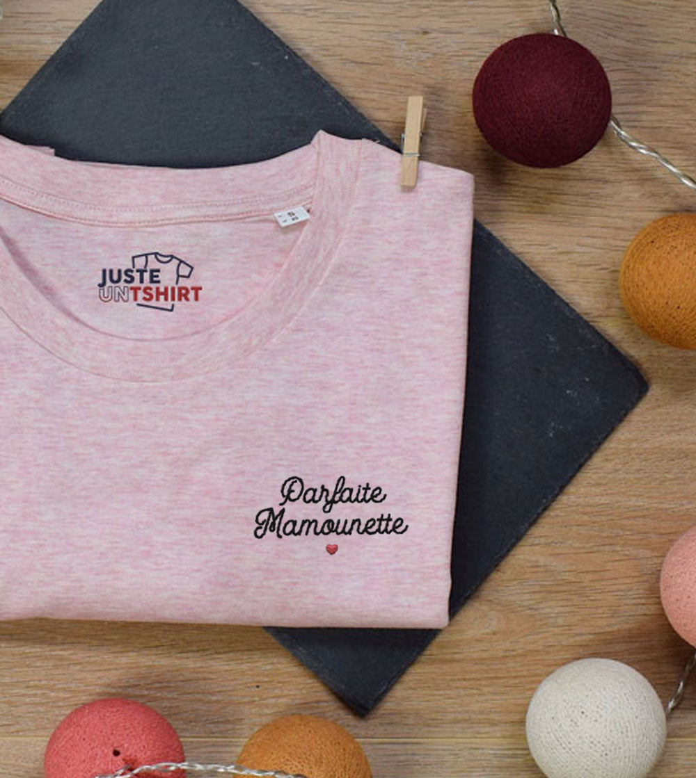 T-shirt brodé - Mamounette Parfaite