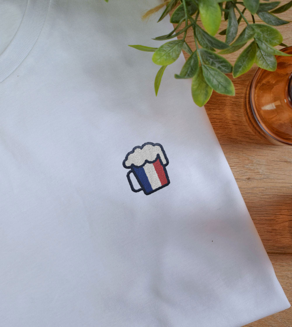 T-shirt brodé - Bière France