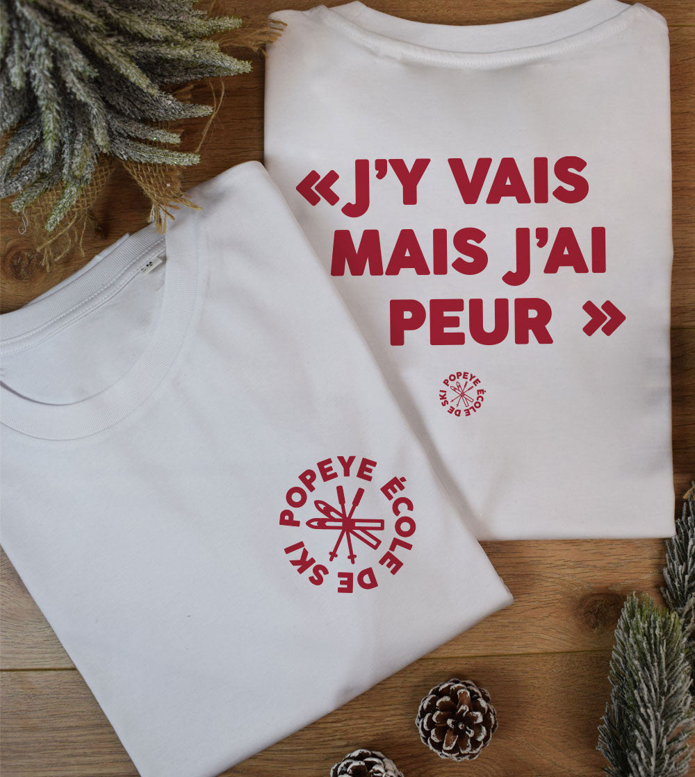 T-shirt imprimé - J'y vais mais j'ai peur