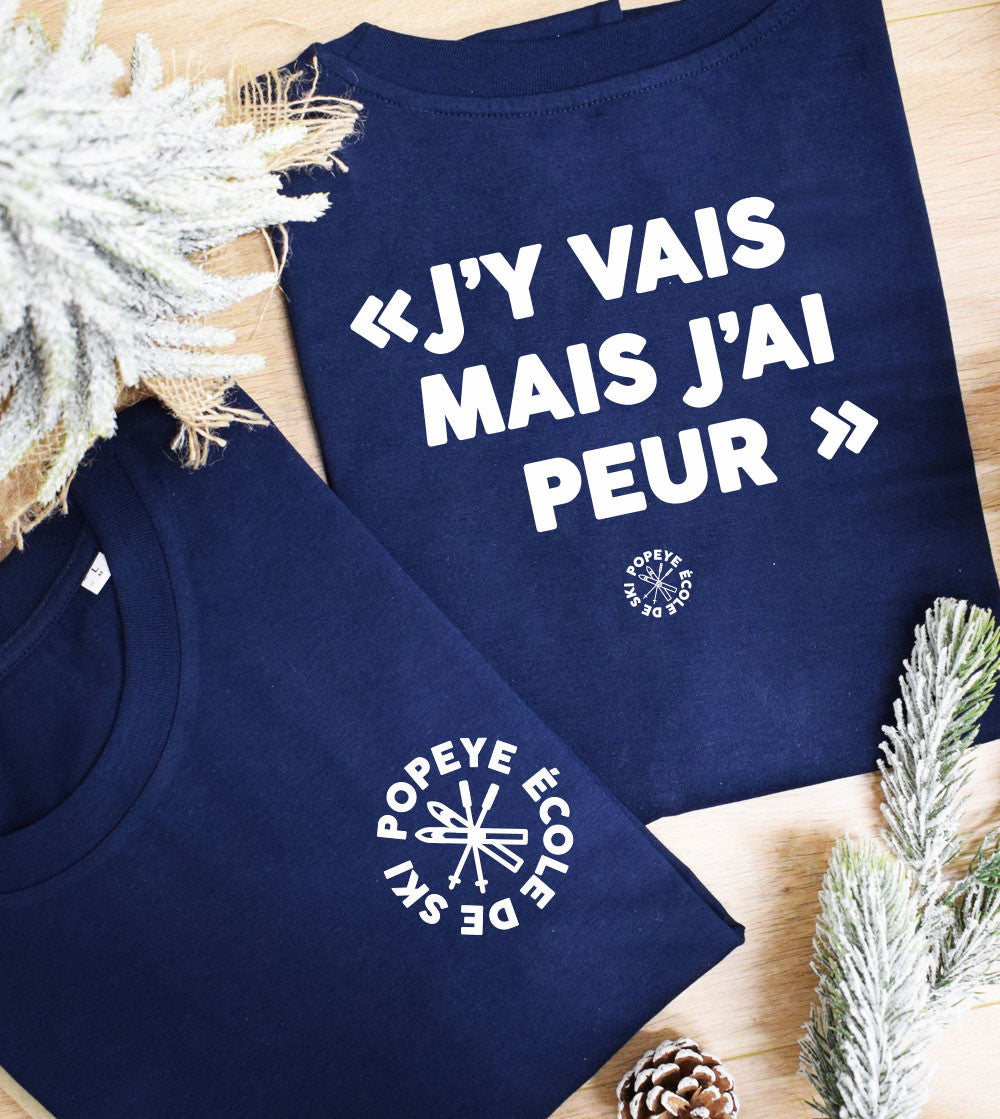 T-shirt imprimé - J'y vais mais j'ai peur