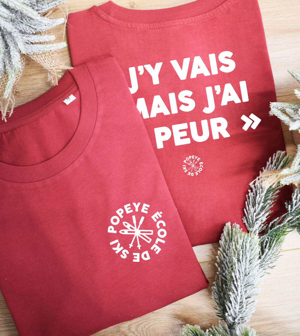 T-shirt imprimé - J'y vais mais j'ai peur