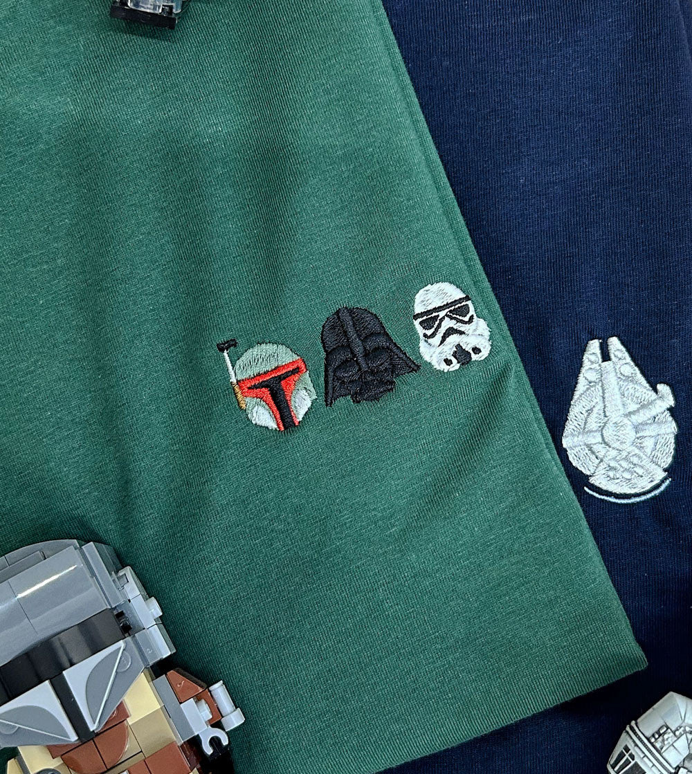 T-shirt Brodé - La Guerre des Étoiles