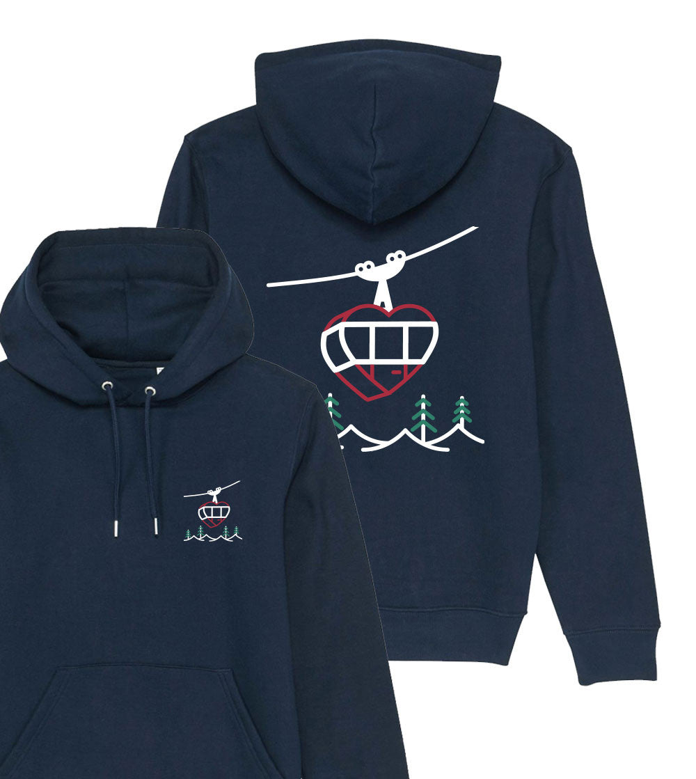 Sweat imprimé à capuche - La remonté du love