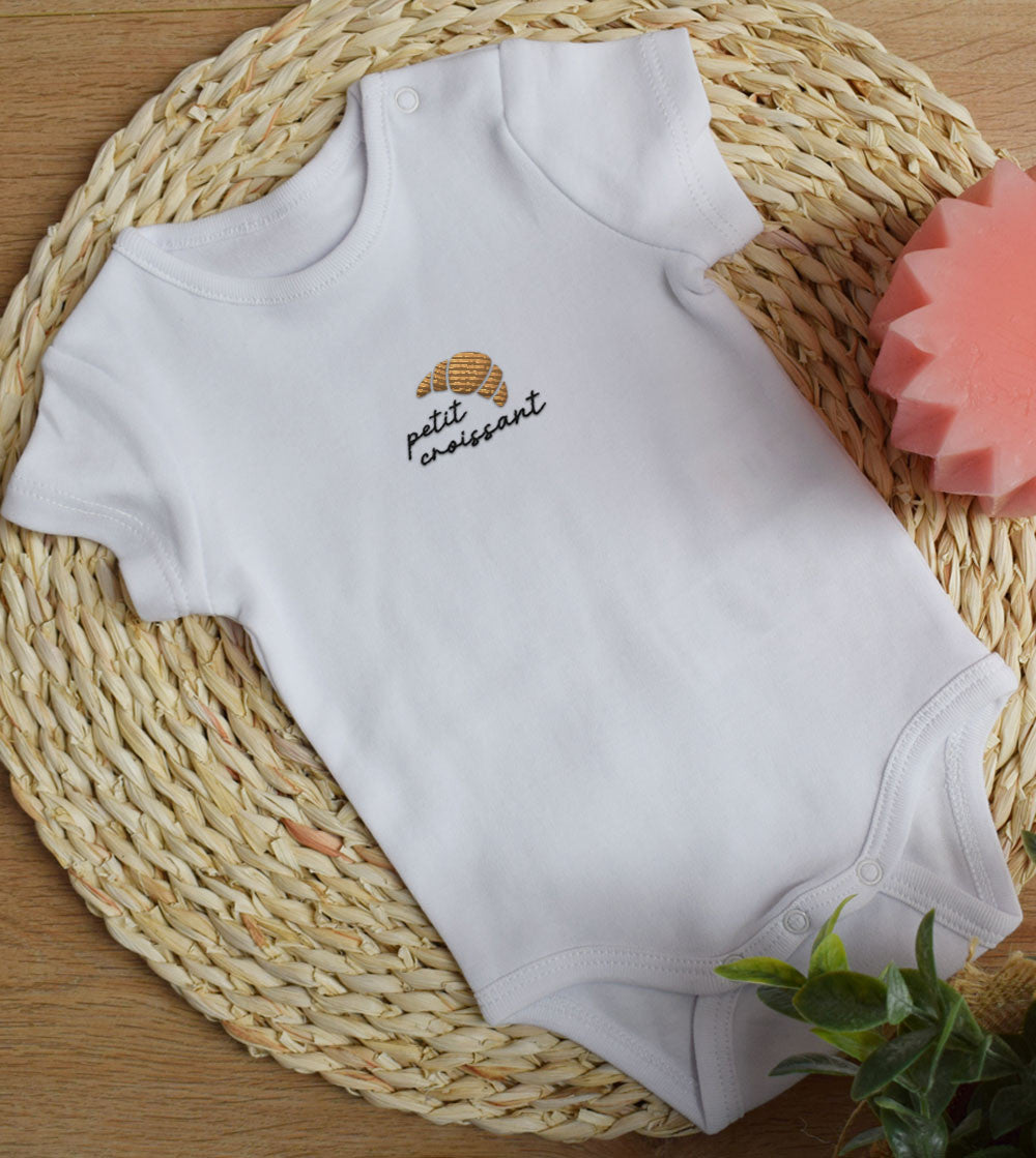 Body Bébé brodé - Petit Croissant