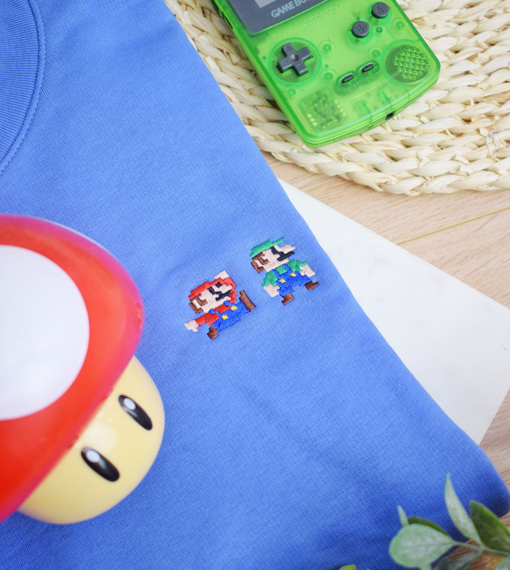 Sweat Brodé - Mario