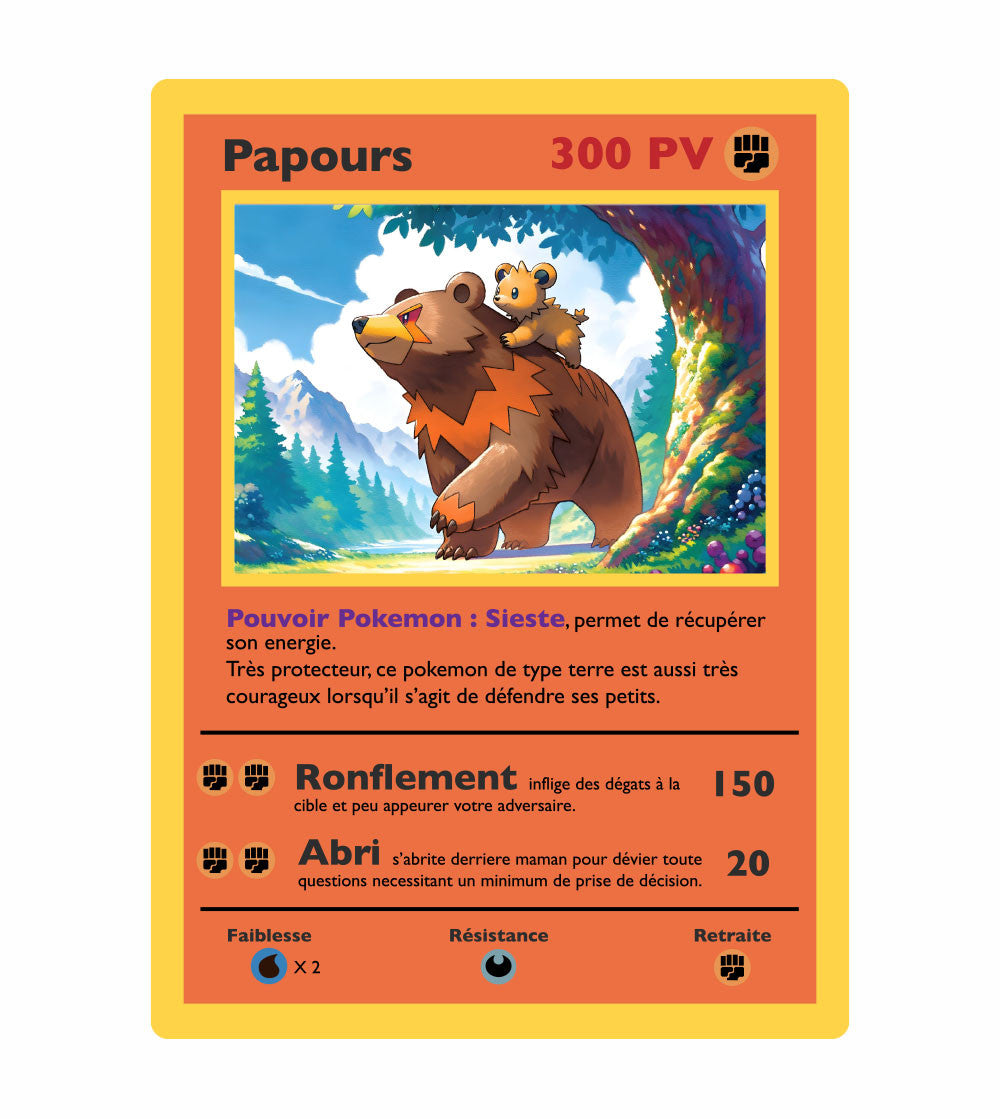 T-shirt imprimé - Pokemon Papa