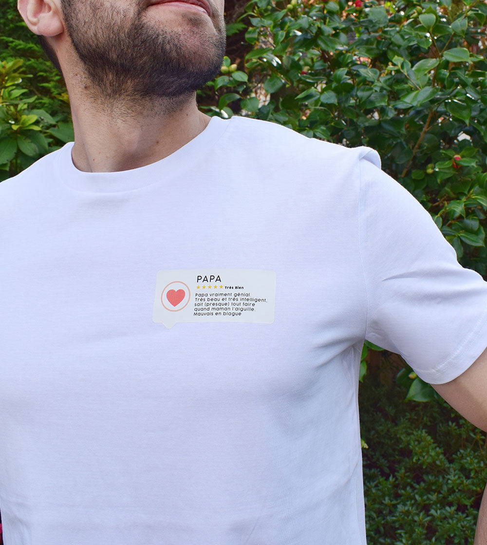 T-shirt imprimé - Papa Avis Vérifiés