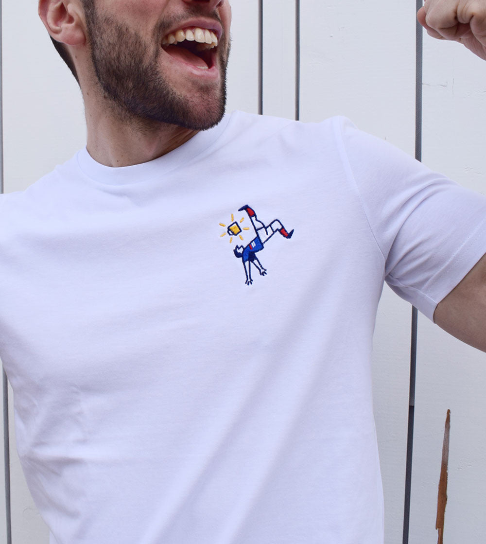 T-shirt brodé - Bière France 98