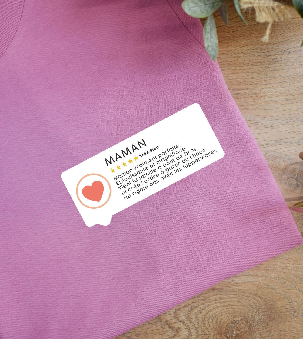 T-shirt imprimé - Maman Avis Vérifiés