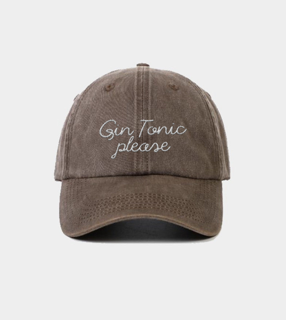 Casquette Brodée - Gin Tonic Please