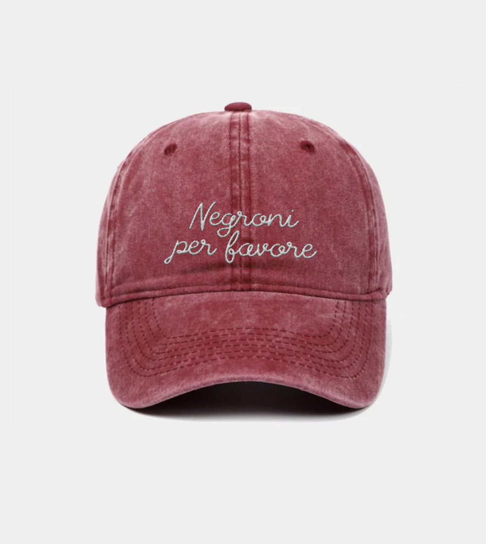 Casquette Brodée - Negroni per Favore