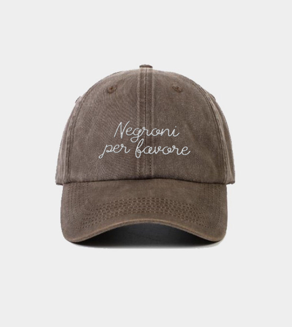 Casquette Brodée - Negroni per Favore