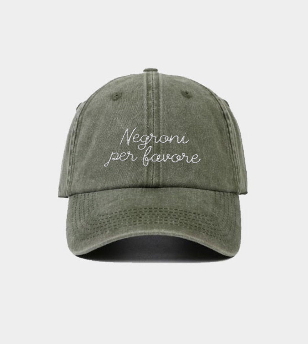 Casquette Brodée - Negroni per Favore