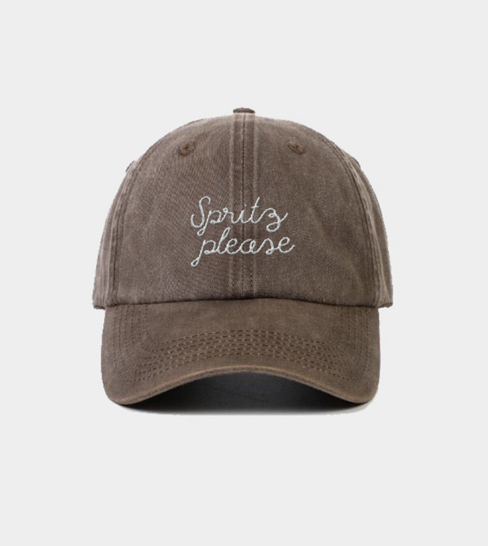 Casquette brodé - Spritz Please