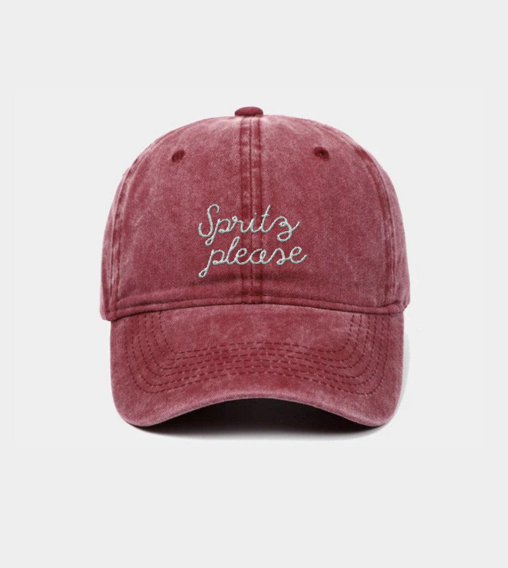 Casquette brodé - Spritz Please