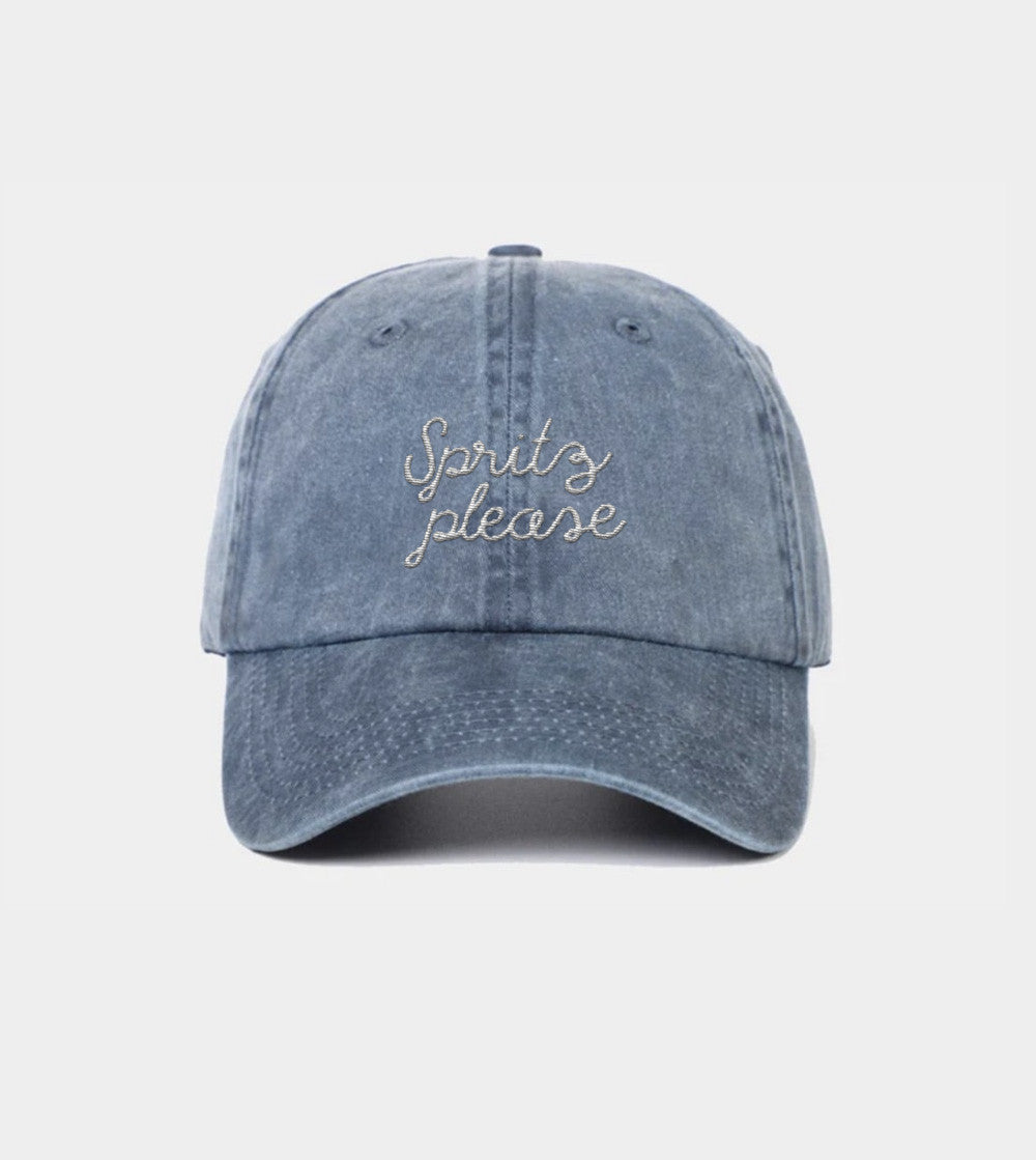 Casquette brodé - Spritz Please