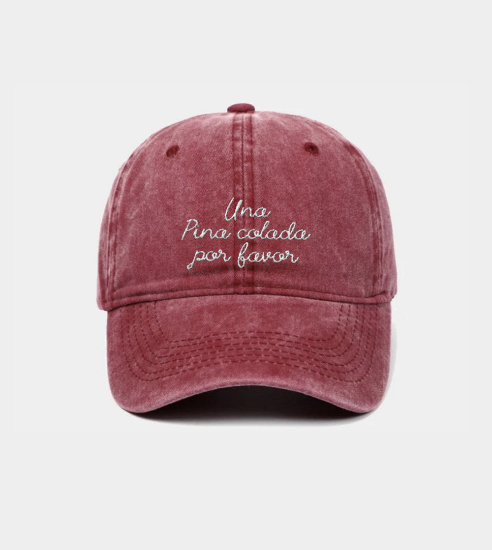 Casquette Brodé - Pina Colada Por Favor