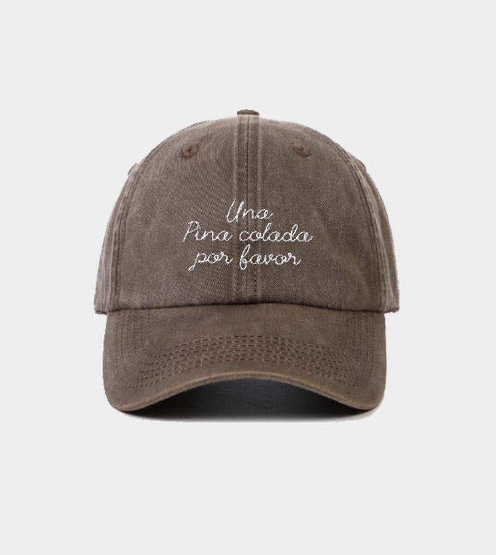 Casquette Brodé - Pina Colada Por Favor
