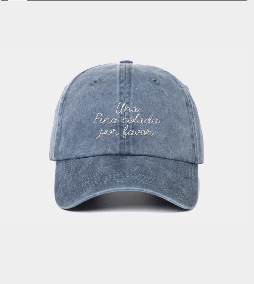 Casquette Brodé - Pina Colada Por Favor