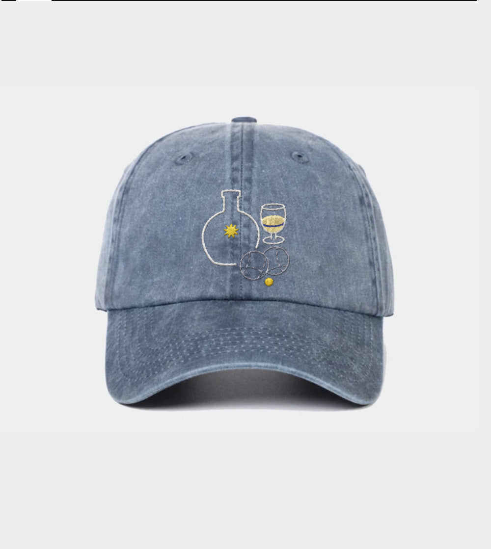Casquette Brodée - La Pétanque des vacances