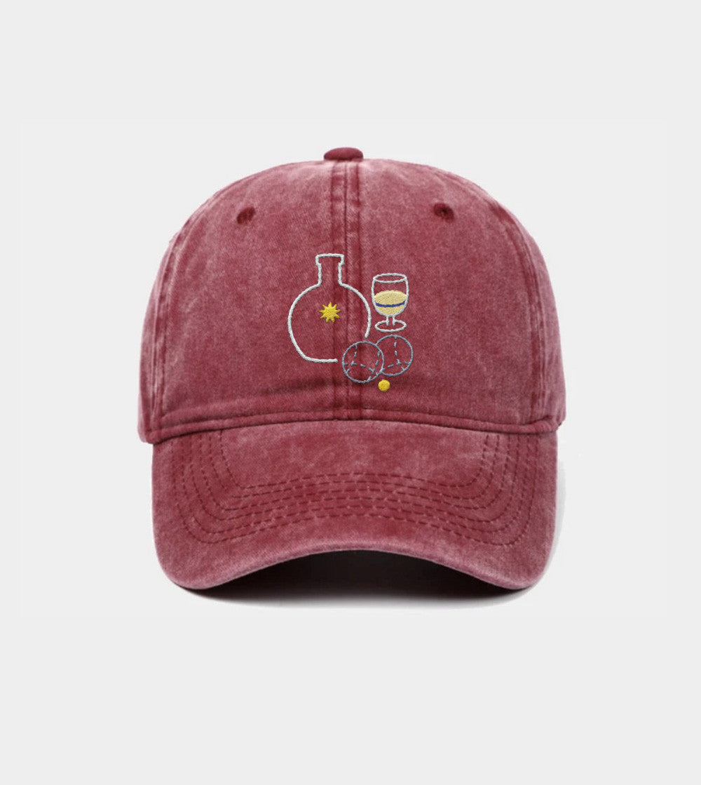 Casquette Brodée - La Pétanque des vacances