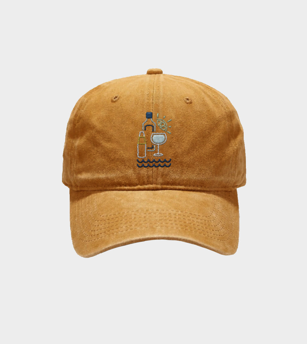 Casquette Brodée Bleu - Gin To des vacances