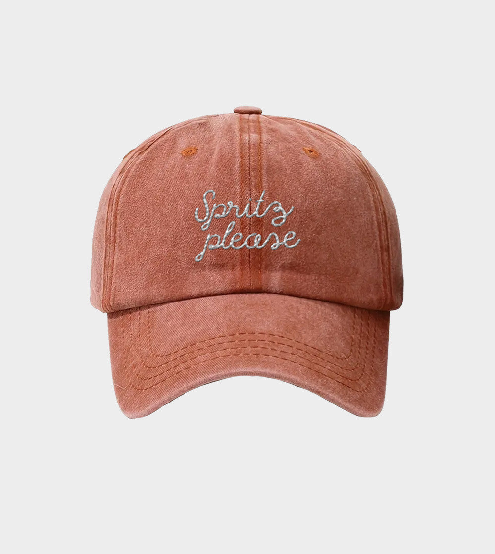 Casquette brodé - Spritz Please