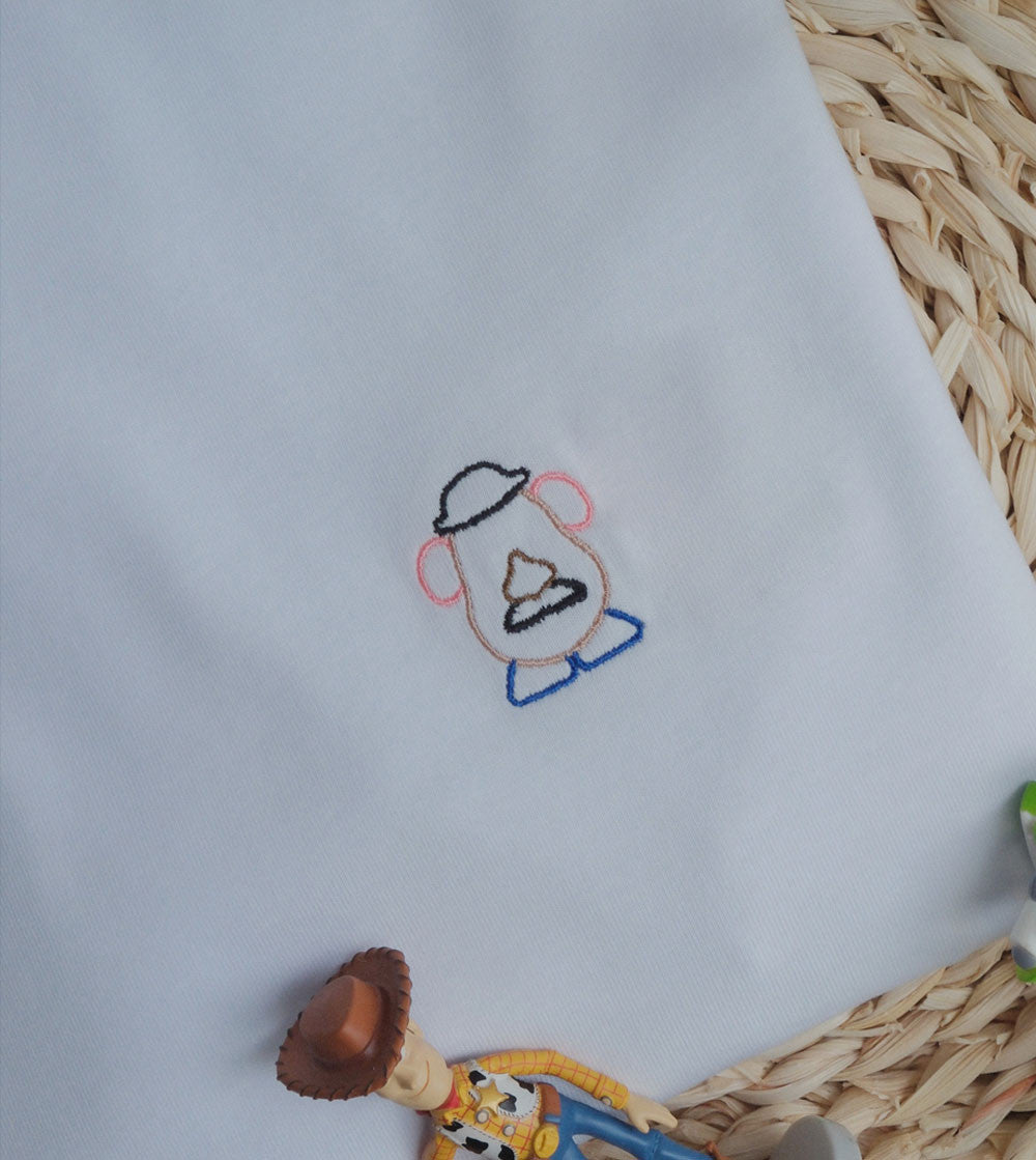 T-shirt brodé - Monsieur Patate