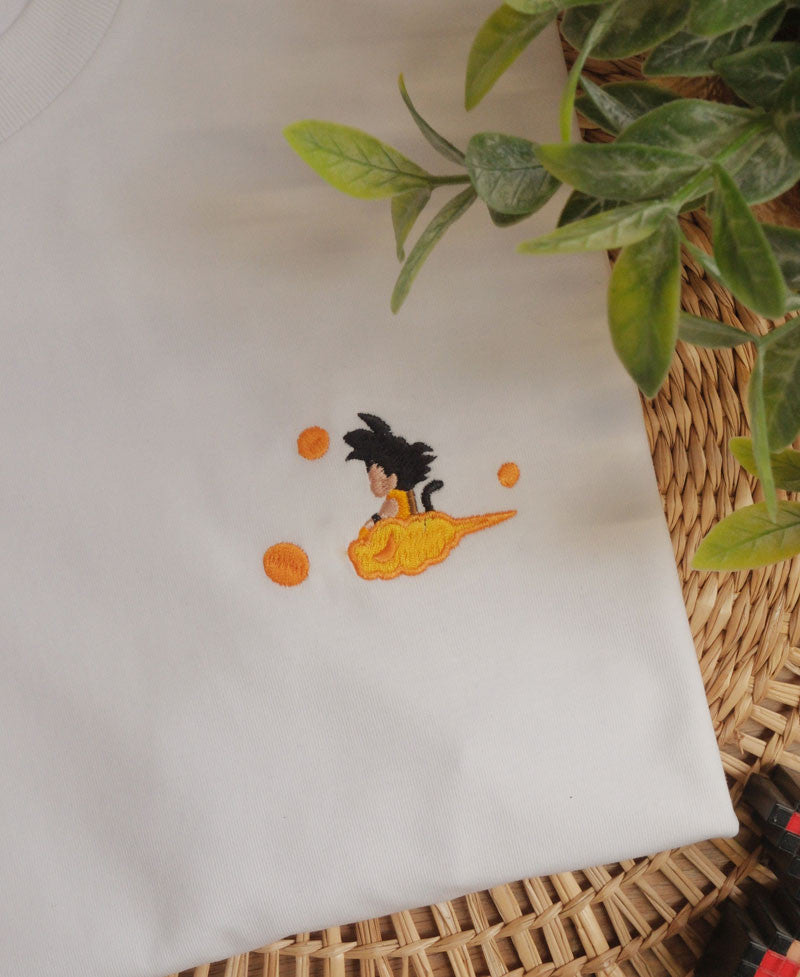 T-shirt enfant brodé - Goku
