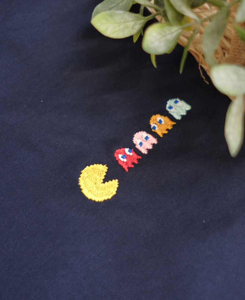 T-shirt brodé - Pac Man