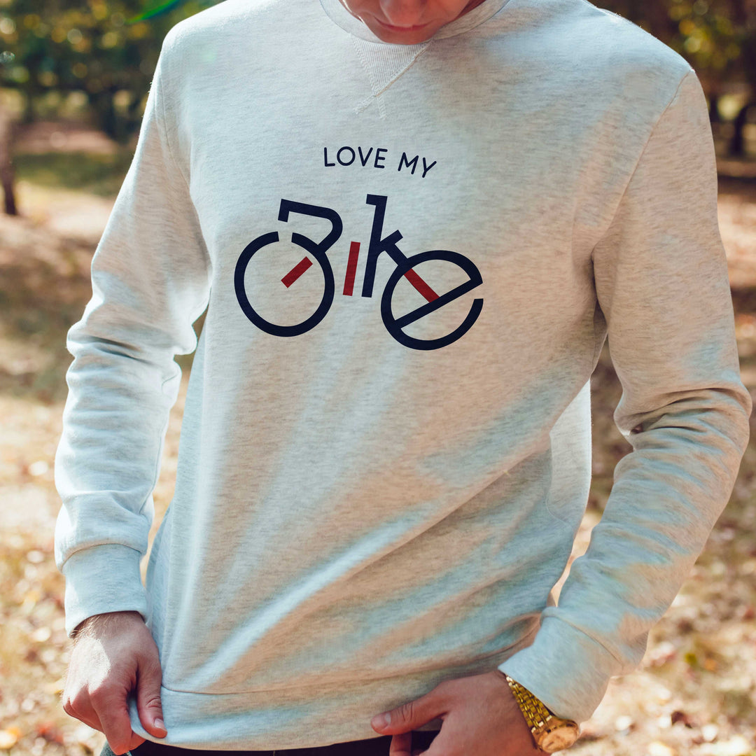 Sweat-shirt Homme - Love my bike