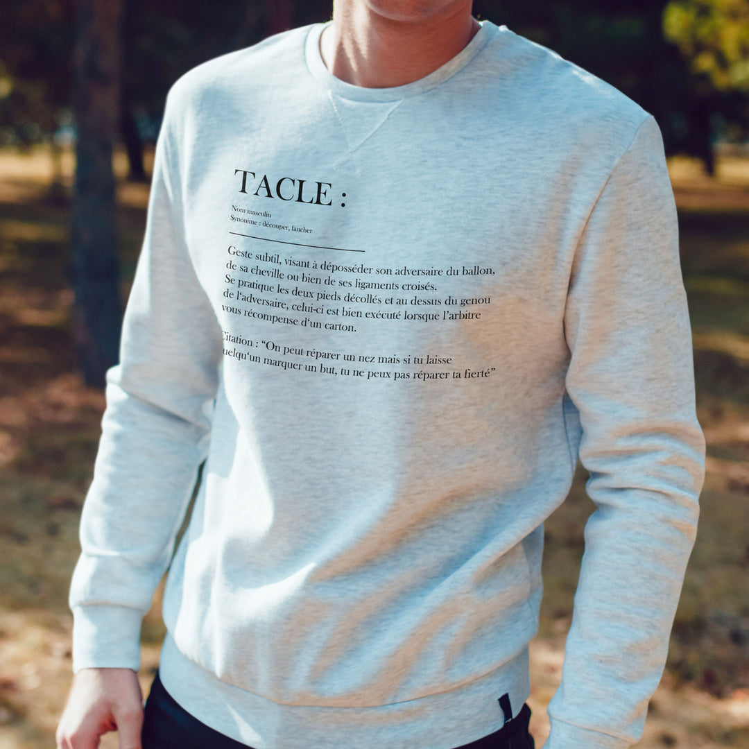 Sweat Homme imprimé - Définition Tacle