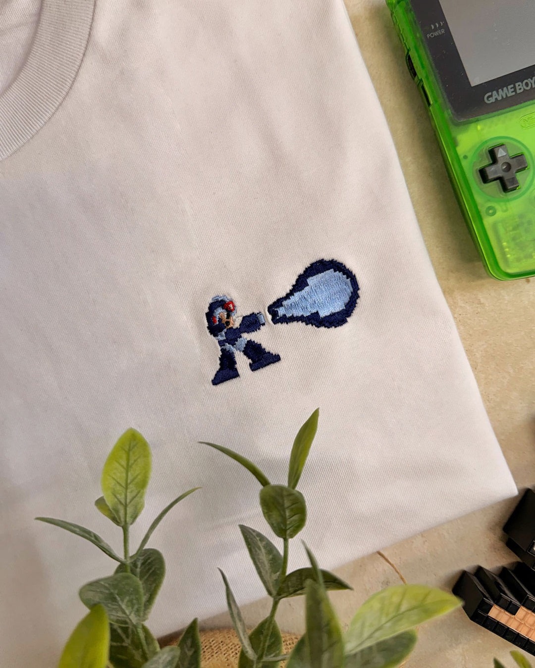 T-shirt Brodé - Mega Man