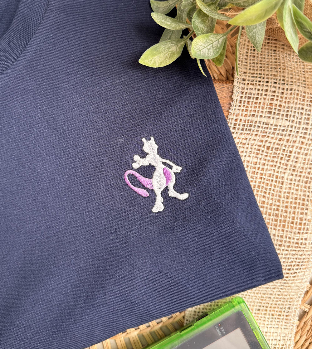 T-shirt Brodé - Mewtwo
