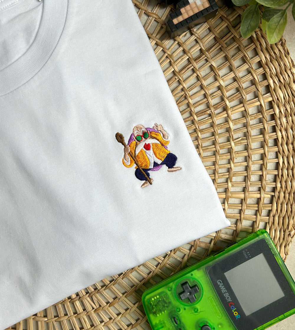 T-shirt brodé - Tortue Géniale