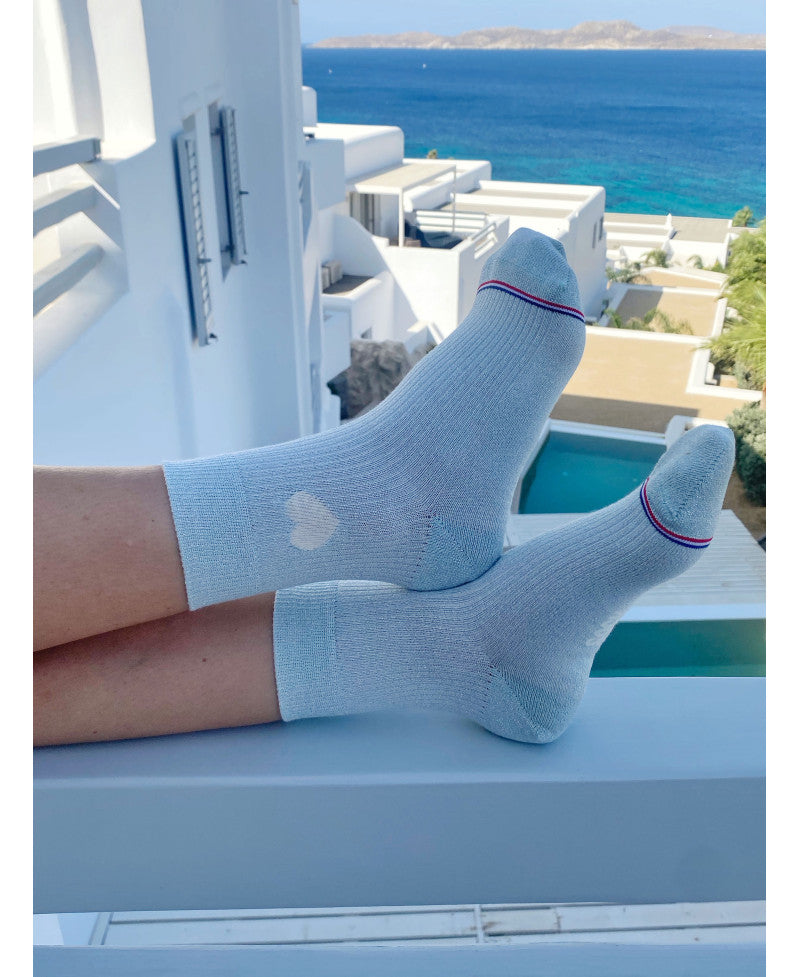 Chaussettes - Adèle Bleu Ciel