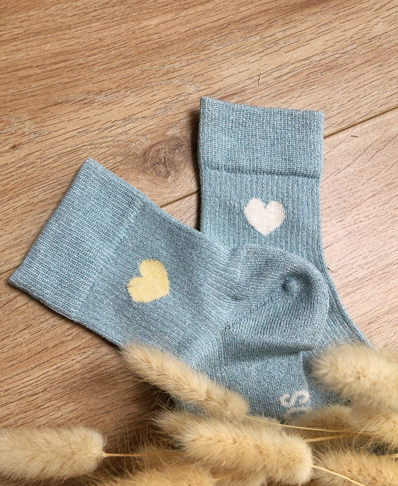 Chaussettes - Adèle Bleu Ciel