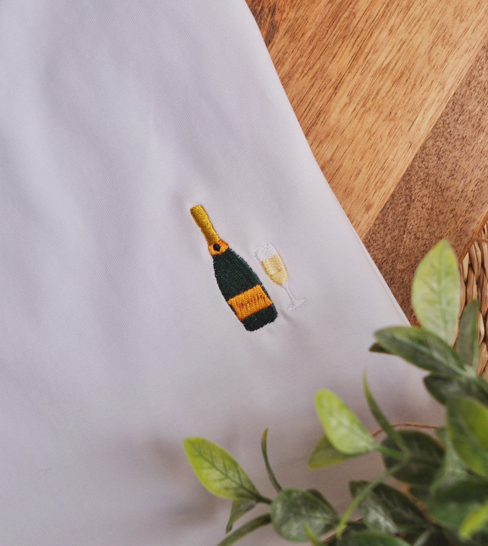 T-shirt Brodé - Champagne