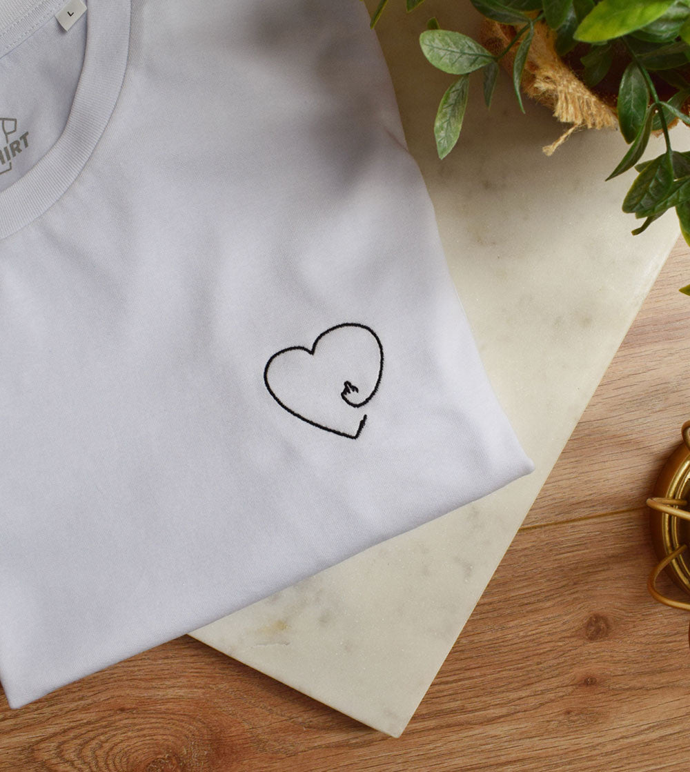 T-shirt Brodé - L'amour vache