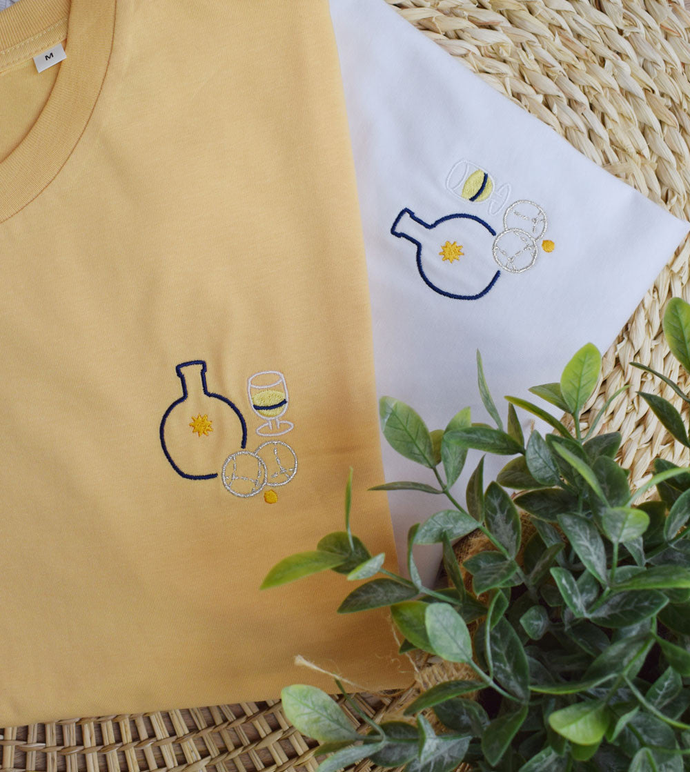 T-shirt Brodé - La Pétanque des vacances