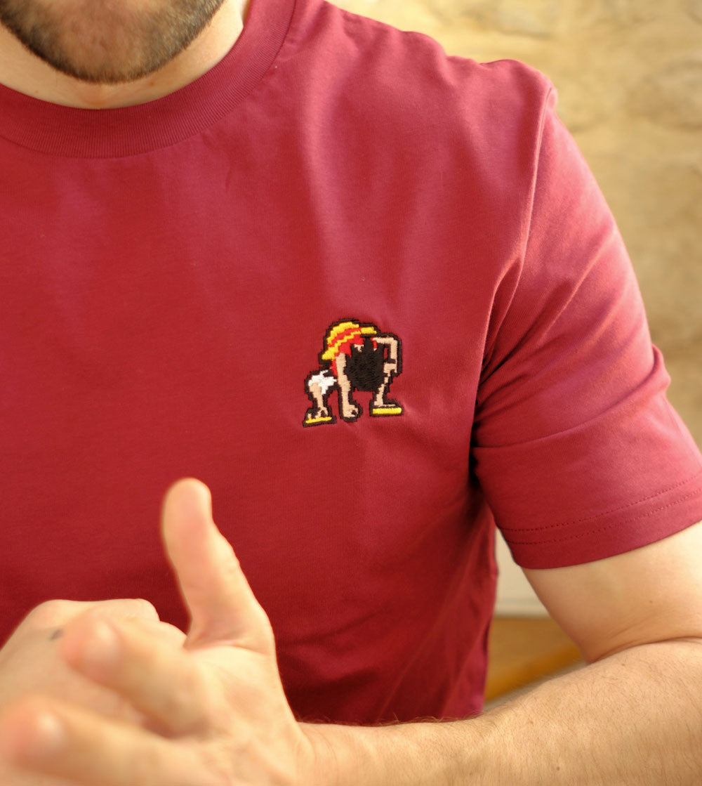 T-shirt brodé - Monkey D. Luffy