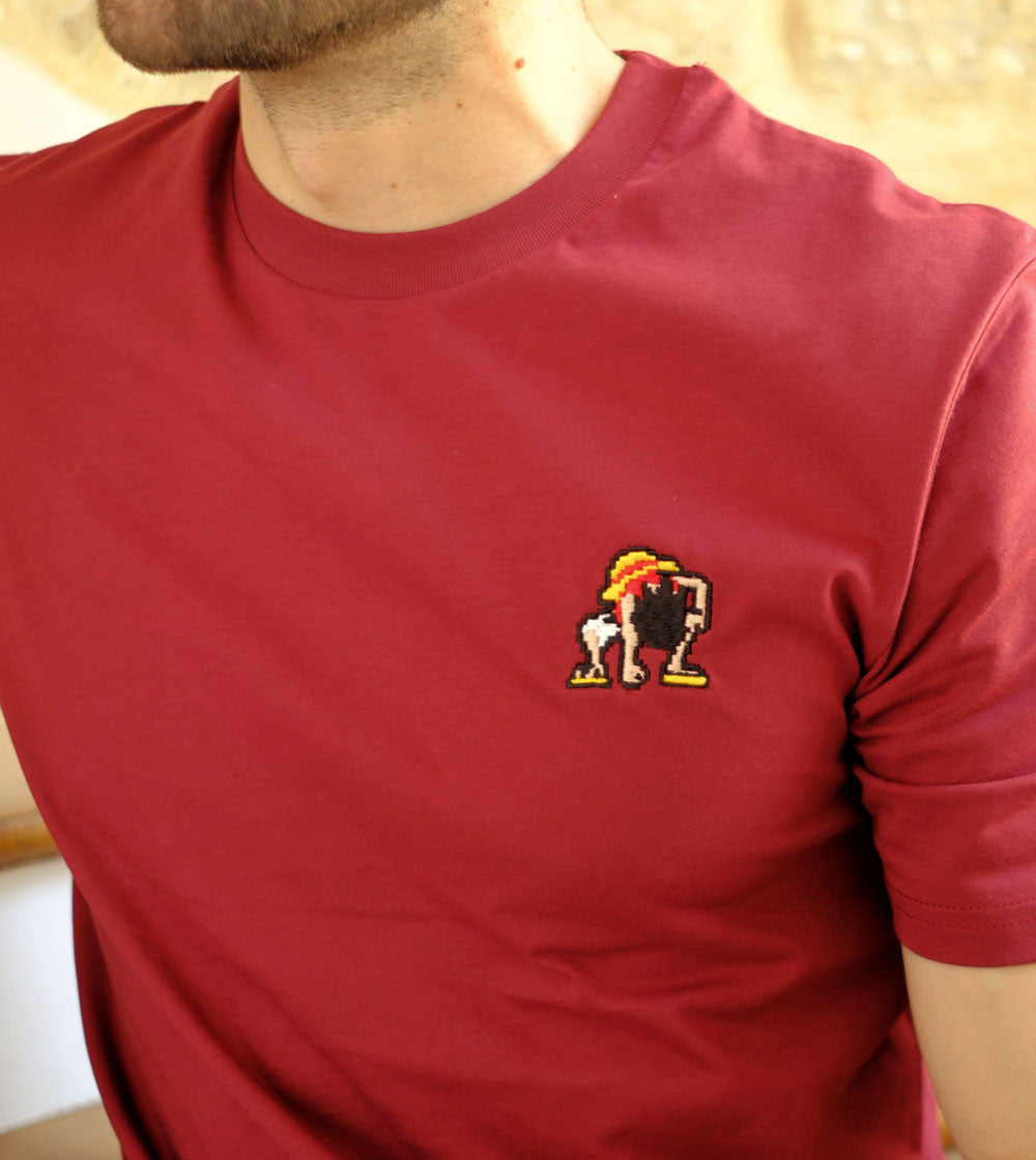 T-shirt brodé - Monkey D. Luffy