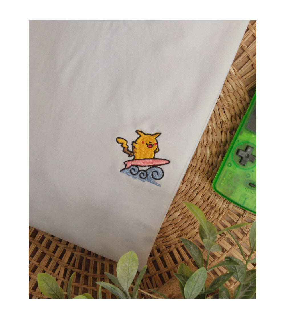 T-shirt Brodé - Pika Surfer