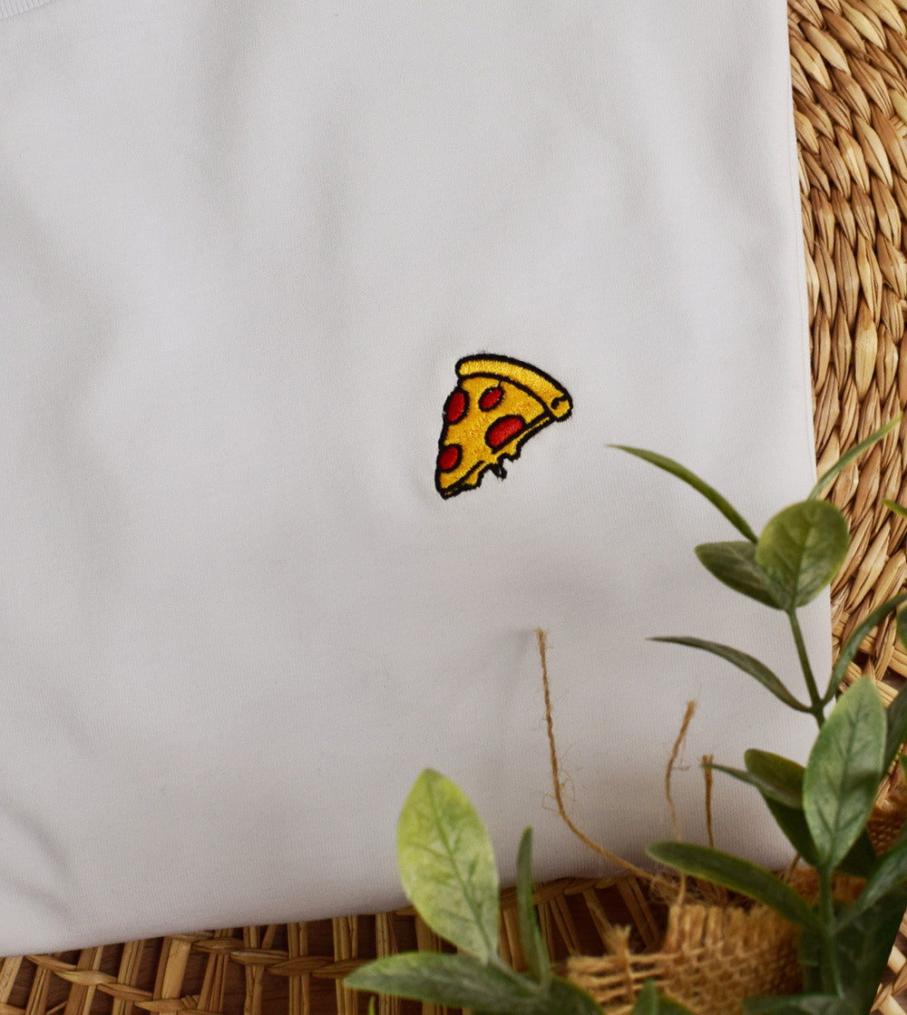 T-shirt Brodé - Pizza