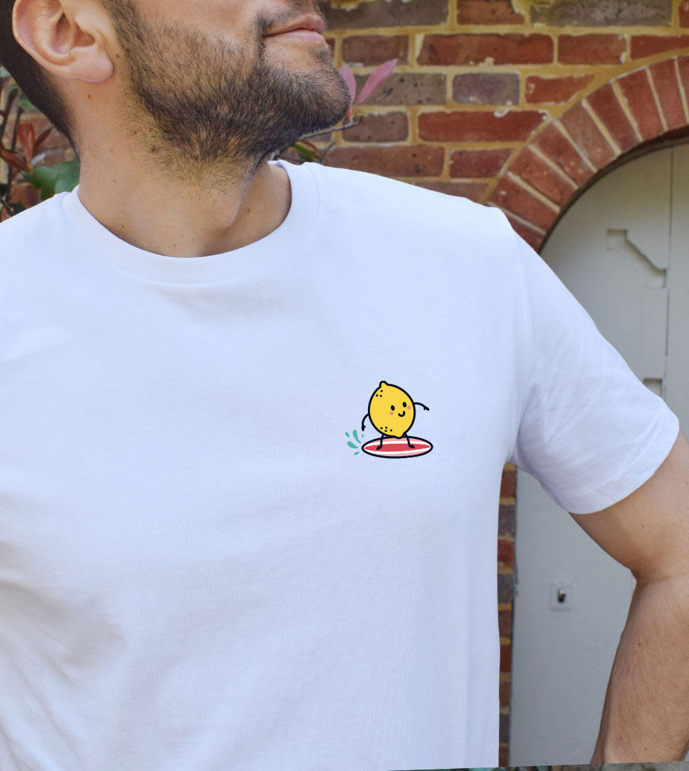 T-shirt Imprimé - Citron Surfer