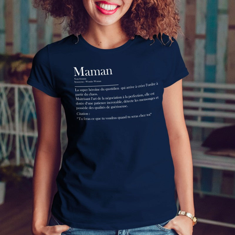T-shirt Imprimé - Définition Maman