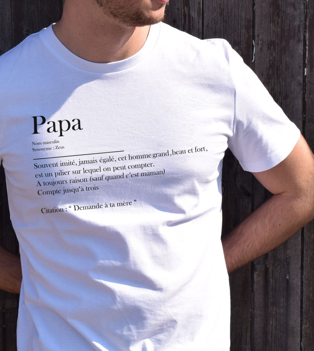 T-shirt Imprimé - Définition Papa
