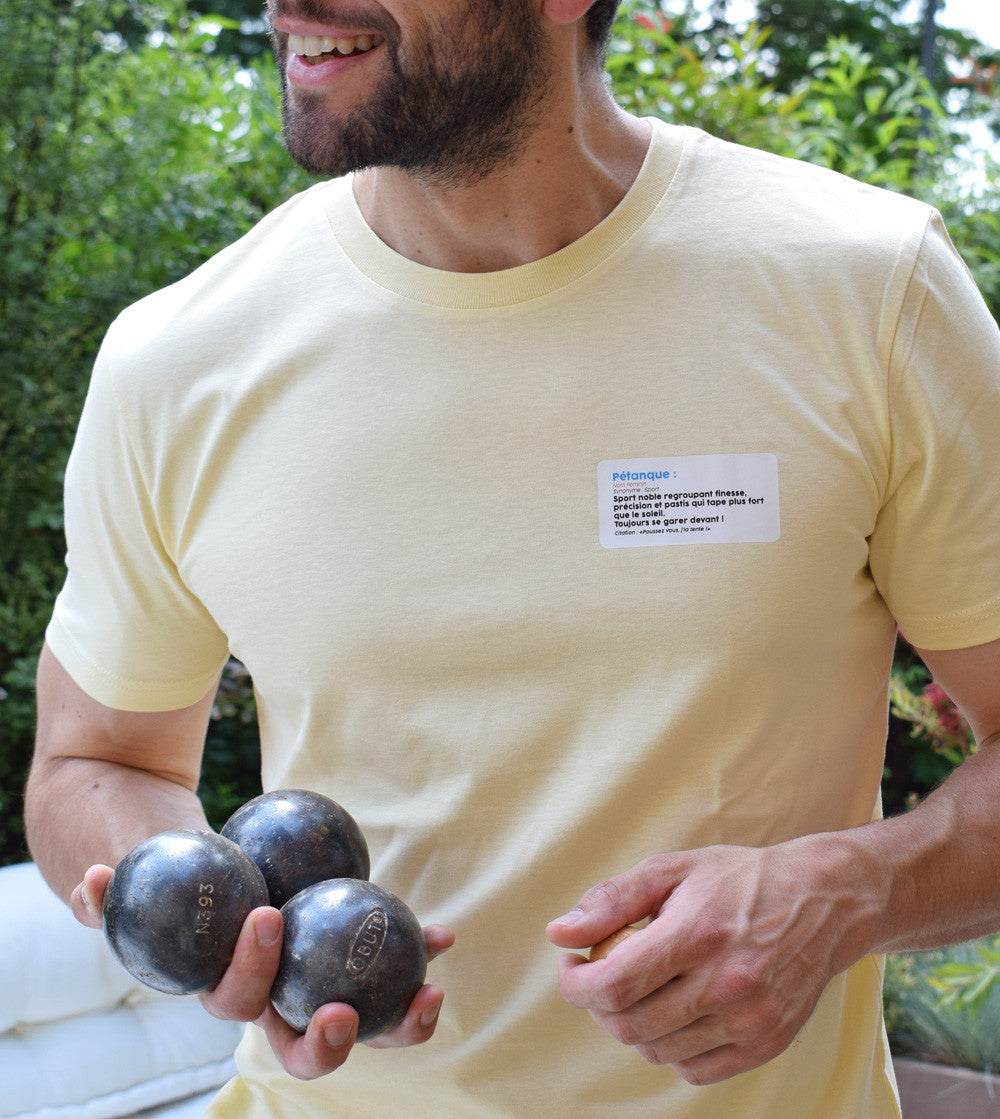 T-shirt Imprimé - Définition Pétanque