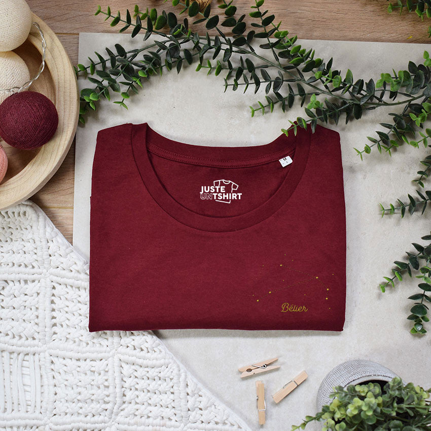 T-shirt brodé - Bélier